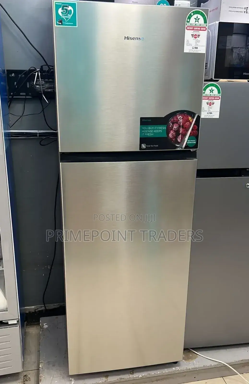 Hisense 203l Ref203dr Frost Free Refrigerator – Silver✓