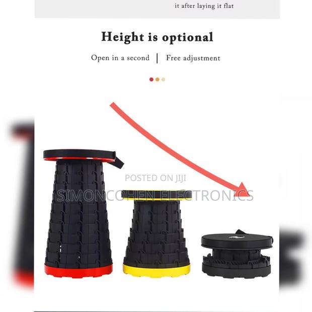 Folding Stool With Adjustable Height - thumbnail 3