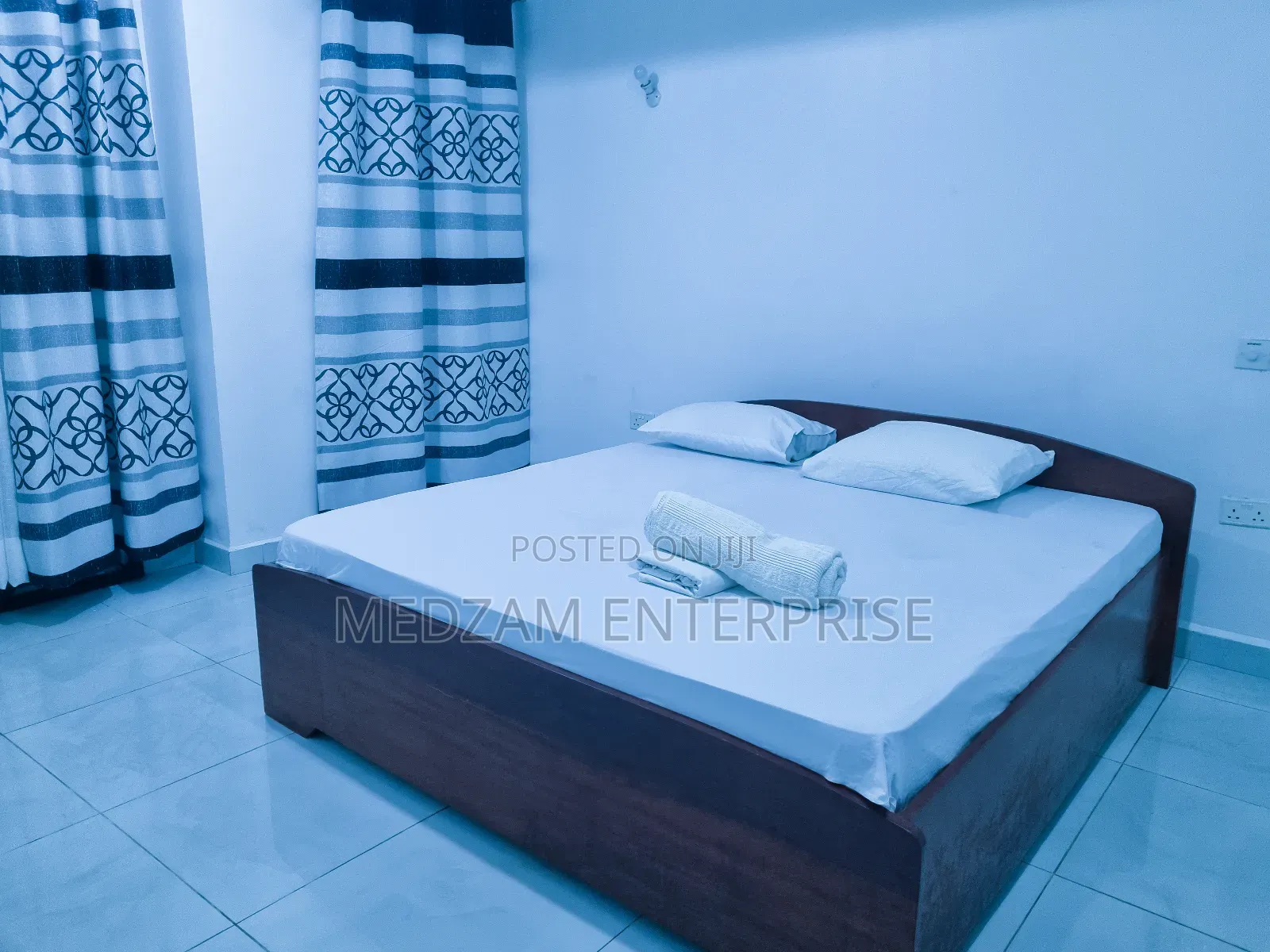 Furnished, Hotel, Airbnb One Bedroom With 2 Beds at Kisimani