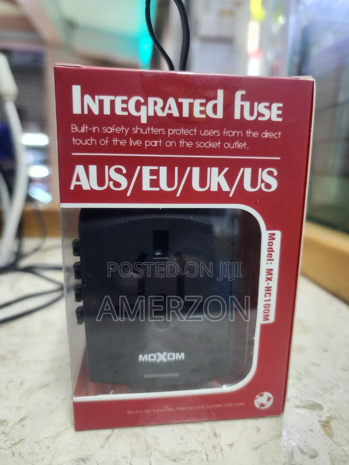 Moxom Fast Charging Universal Travel Adapter With 3 Port