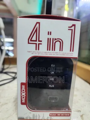 Moxom Fast Charging Universal Travel Adapter With 3 Port