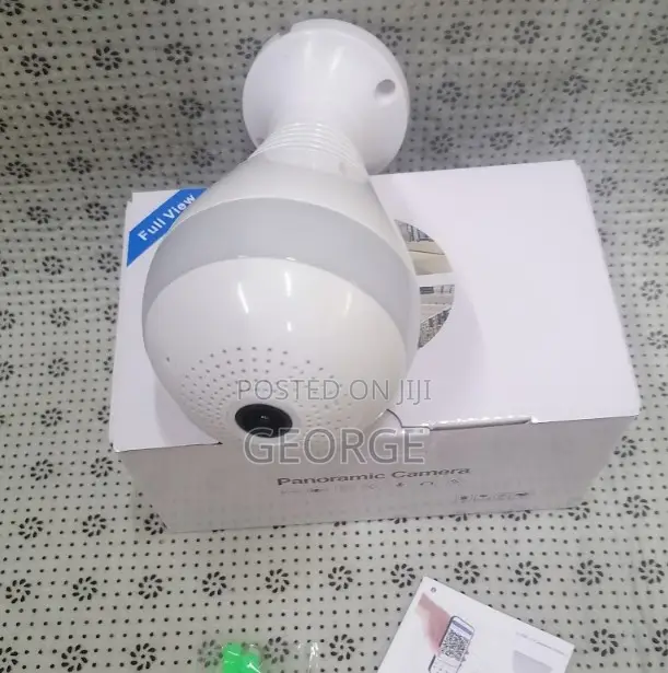 Quality^V380 Bulb Wifi Camera – Fixed 360°