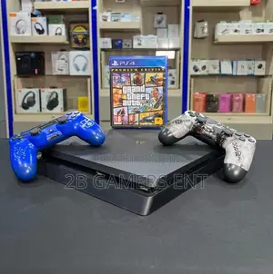 Ps4 Slim 2 Pads, Gta v Used