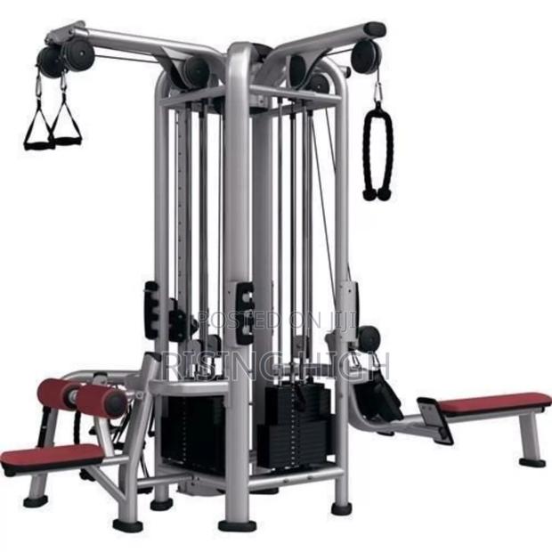 Multi-User 4-Station Gym Machine - main view