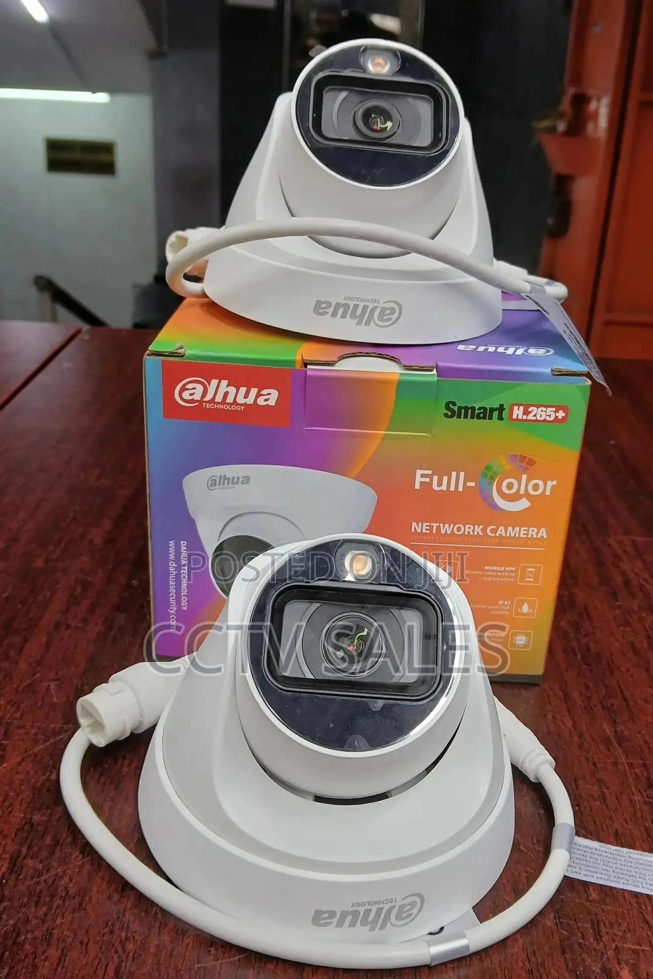 Wide Voltage Dh-ipc-hdw1239t1-led-s5 Full Color Ip Dome Cam