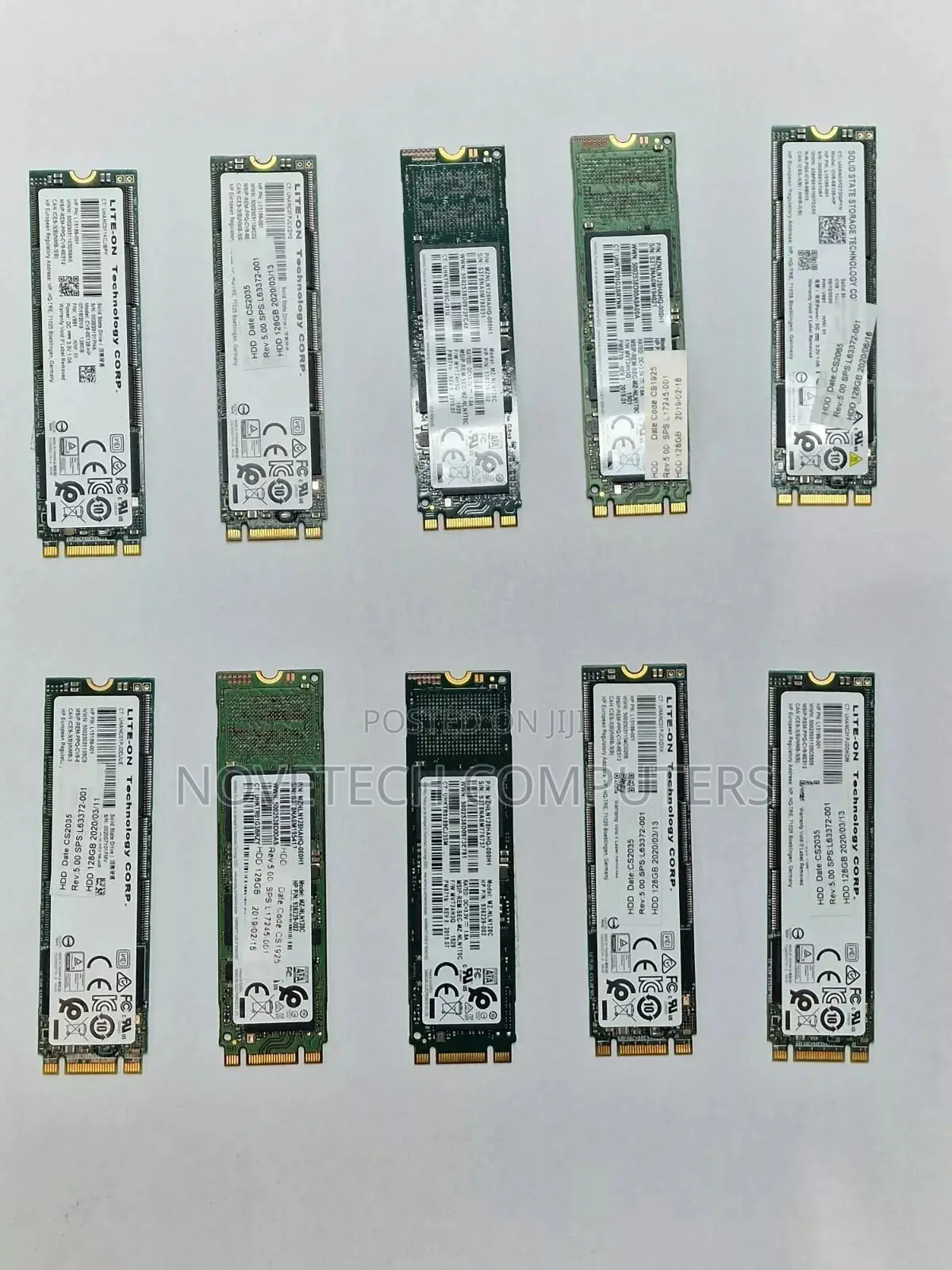 128gb M.2 Nvme Ssd Mixed Major Brands Internal Hard Drives