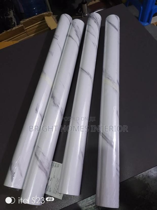 Brilliant White Marble Contact Paper Available