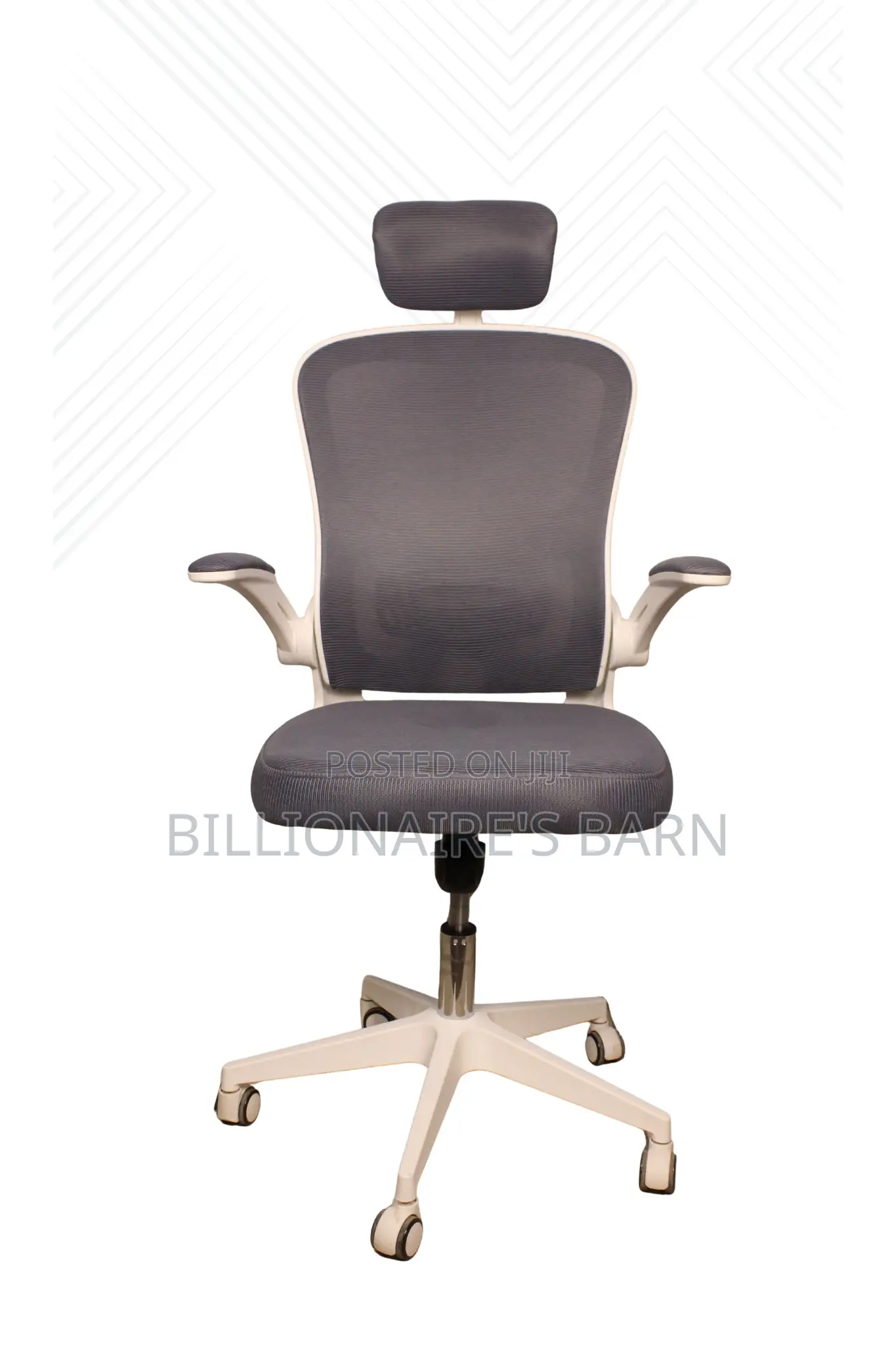 Executive Ergonomic Mesh Office Chair White in Color
