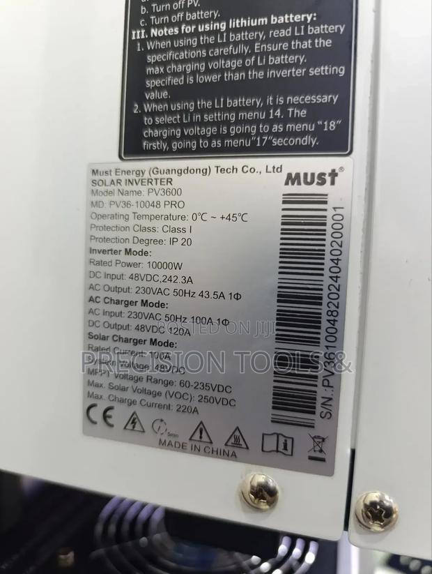 Must Solar Inverter 10.0kw - thumbnail 2