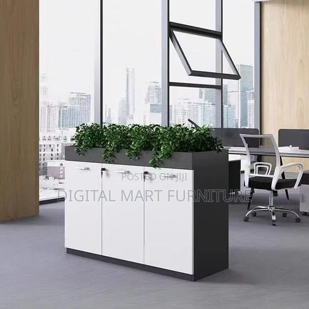 Office Cabinet: Contemporary White Office Storage Cabinet - thumbnail 8