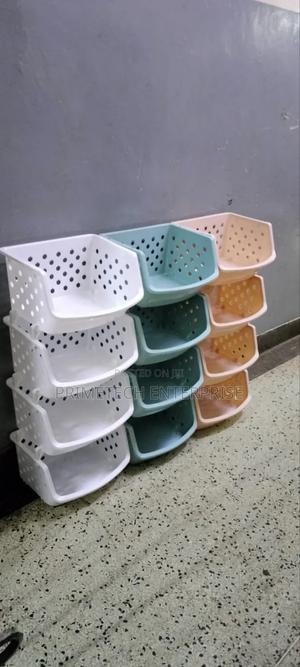 4 Layer Vegetables Rack-Plastic - main view