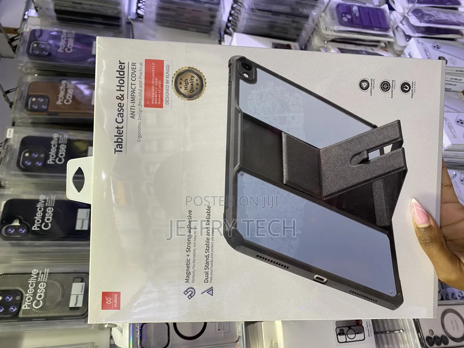 Tert Xundd Case for iPad Pro 12.9 Inch 2021/2020 With Stand
