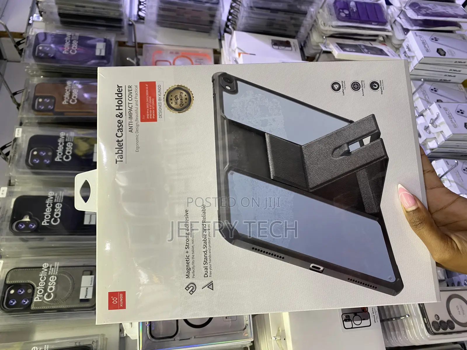 Tert Xundd Case for iPad Pro 12.9 Inch 2021/2020 With Stand