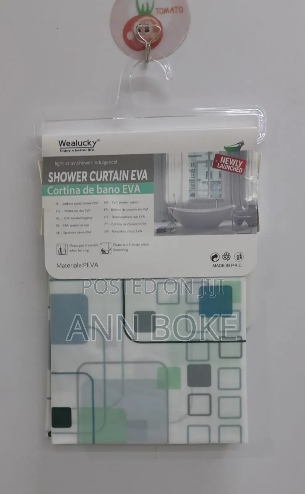 * Waterproof Fabric Printed Shower Curtains Now Available