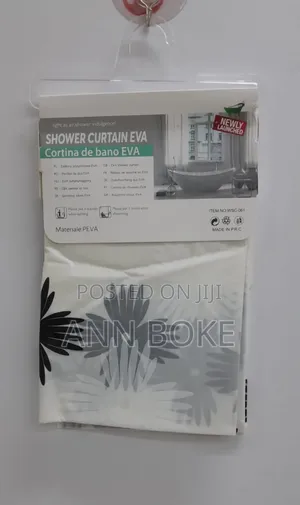 * Waterproof Fabric Printed Shower Curtains Now Available