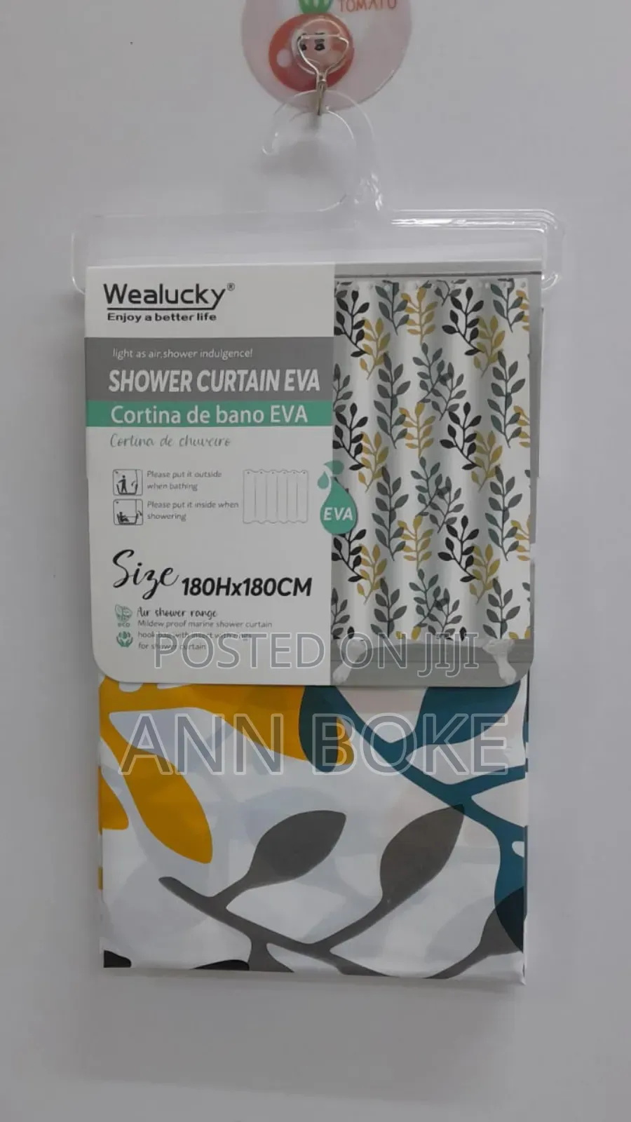 * Waterproof Fabric Printed Shower Curtains Now Available