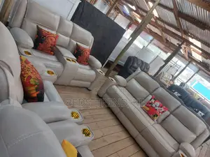 7 Seater Modern Designer-Inspired Semi Recliner Sofa 3,2,1,1
