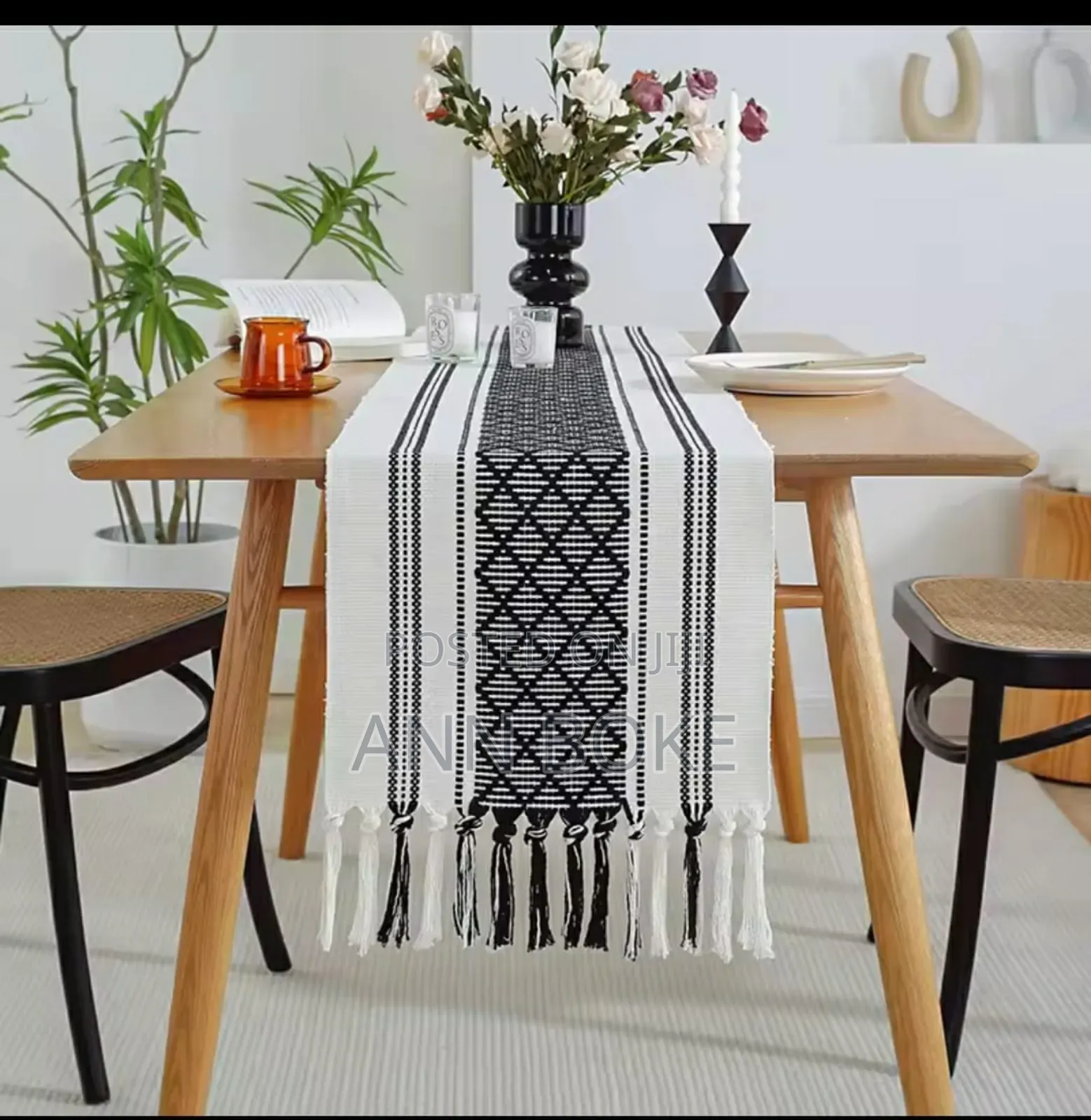 *Handmade Cotton Table Mats and a Runner Available
