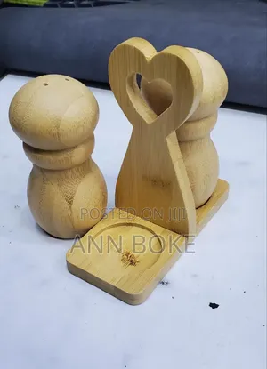 *2 in 1 Bamboo Salt Shakers Now Available 