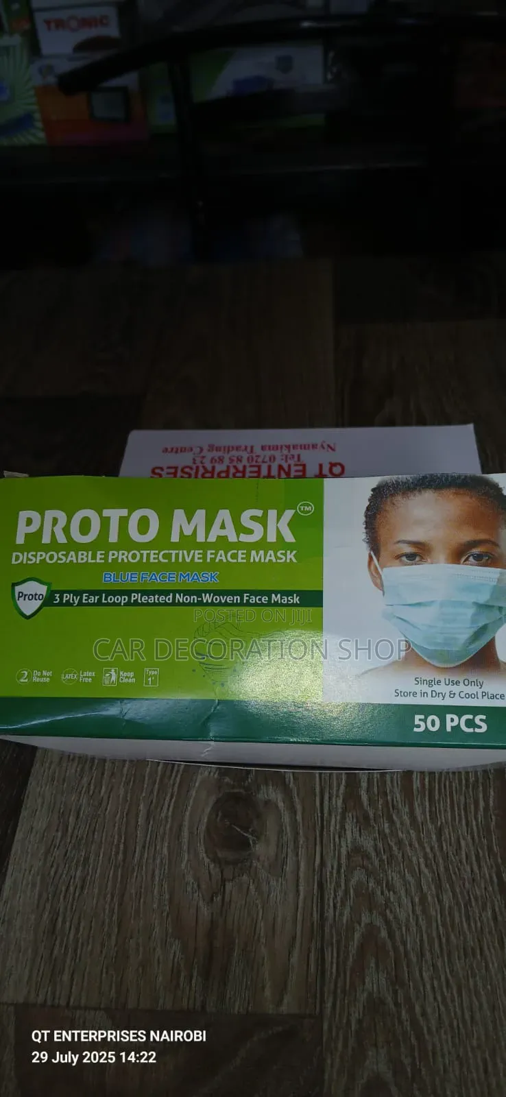 50x Disposable Breathable Mouth Mask
