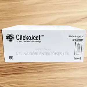 Clickoject 3 Part Catheter Tip 60ml (100's)