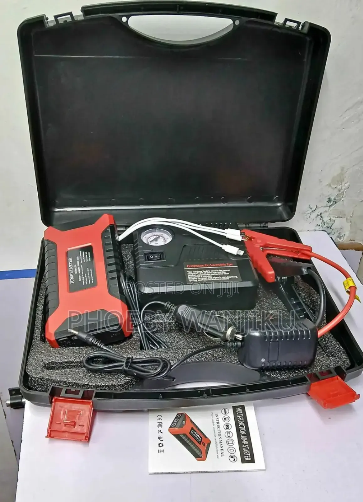 Heavy Duty Jump Starter Kit, Tool Kit