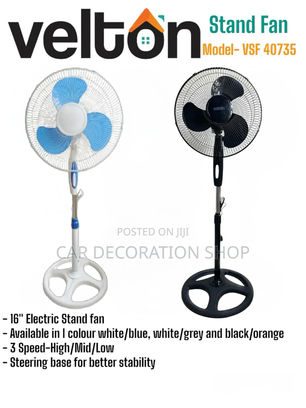 16" Velton Stand Fan