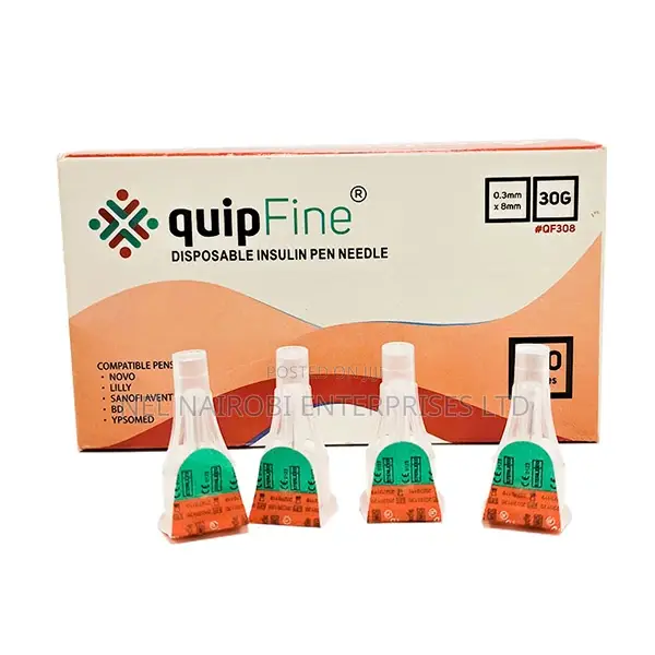 Quipfine Insulin Pen Needle 30g (0.3mm X 8mm)100s