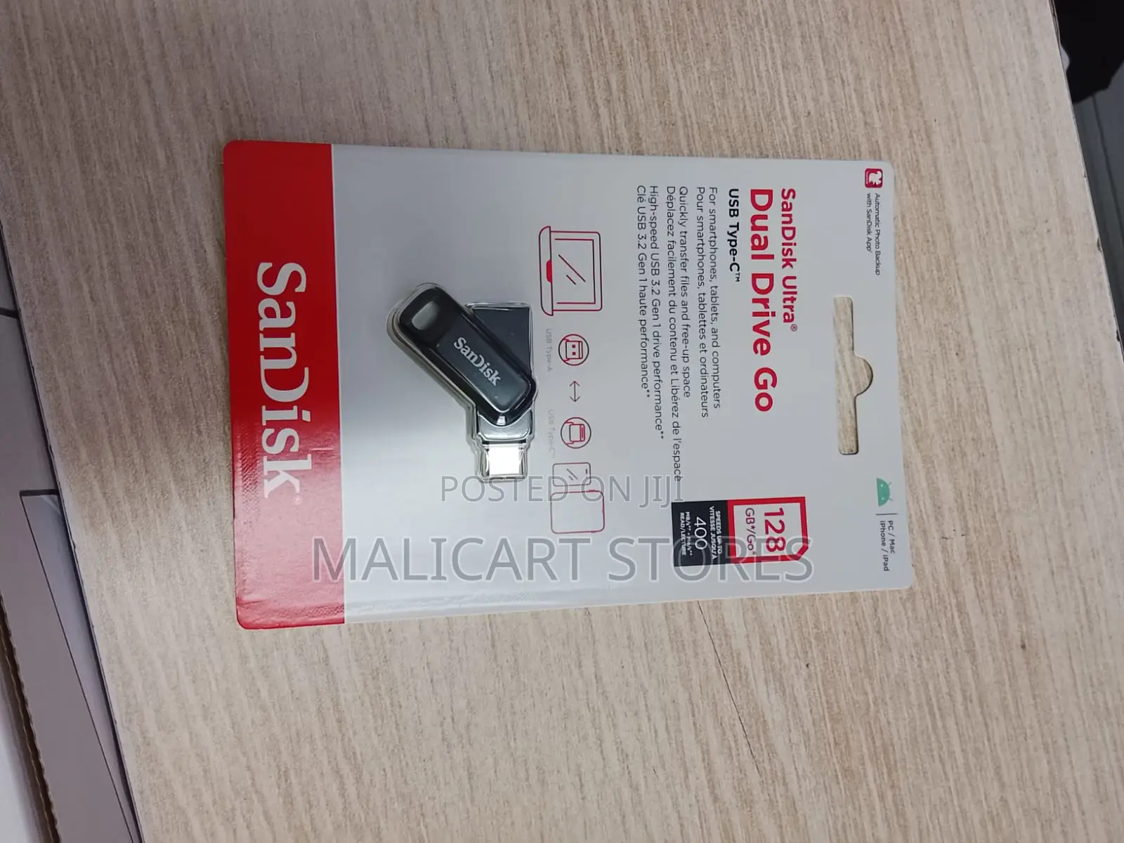 Sandisk Ultra Dual Drive Go Usb Type-C 128gb