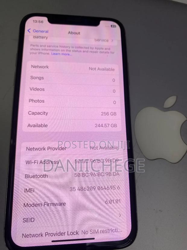 Apple iPhone X 256 GB White - thumbnail 2