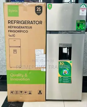 Syinix 210 LTRS Double Door Fridge With Water Dispenser