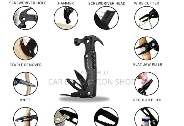 Multi Tool 16in1 Stainless Steel Camping Hammer - main view