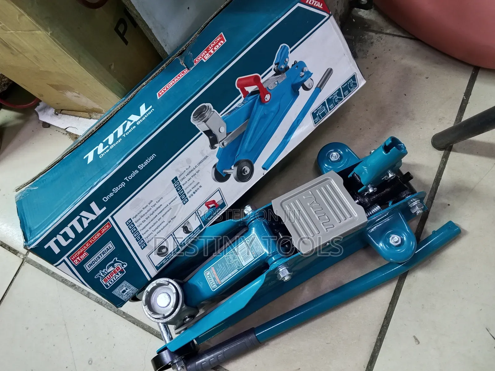 Total Hydraulic Floor Jack 2ton