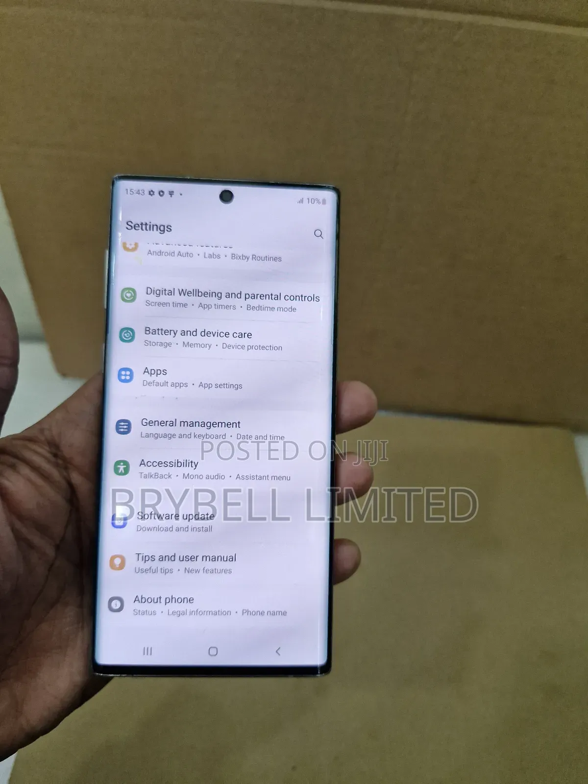 Samsung Galaxy Note 10 5G 256 GB Silver