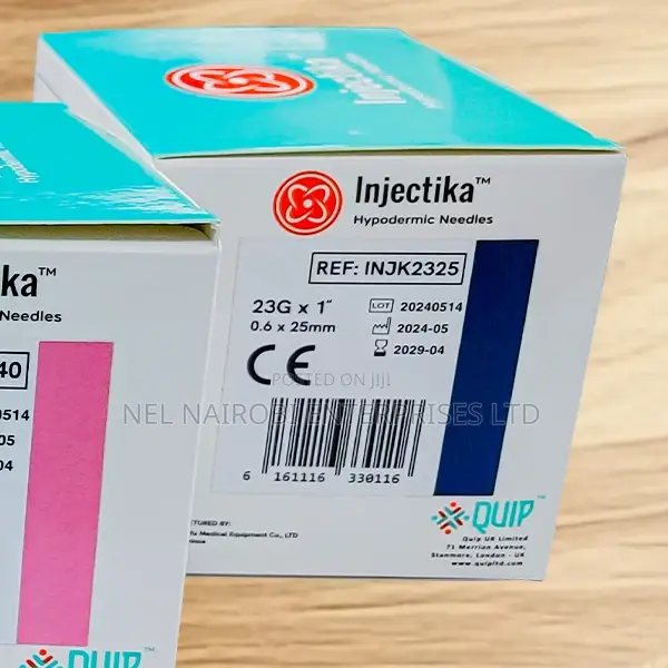 Injectika 23g 1" (100s) (0.6 X 25mm)