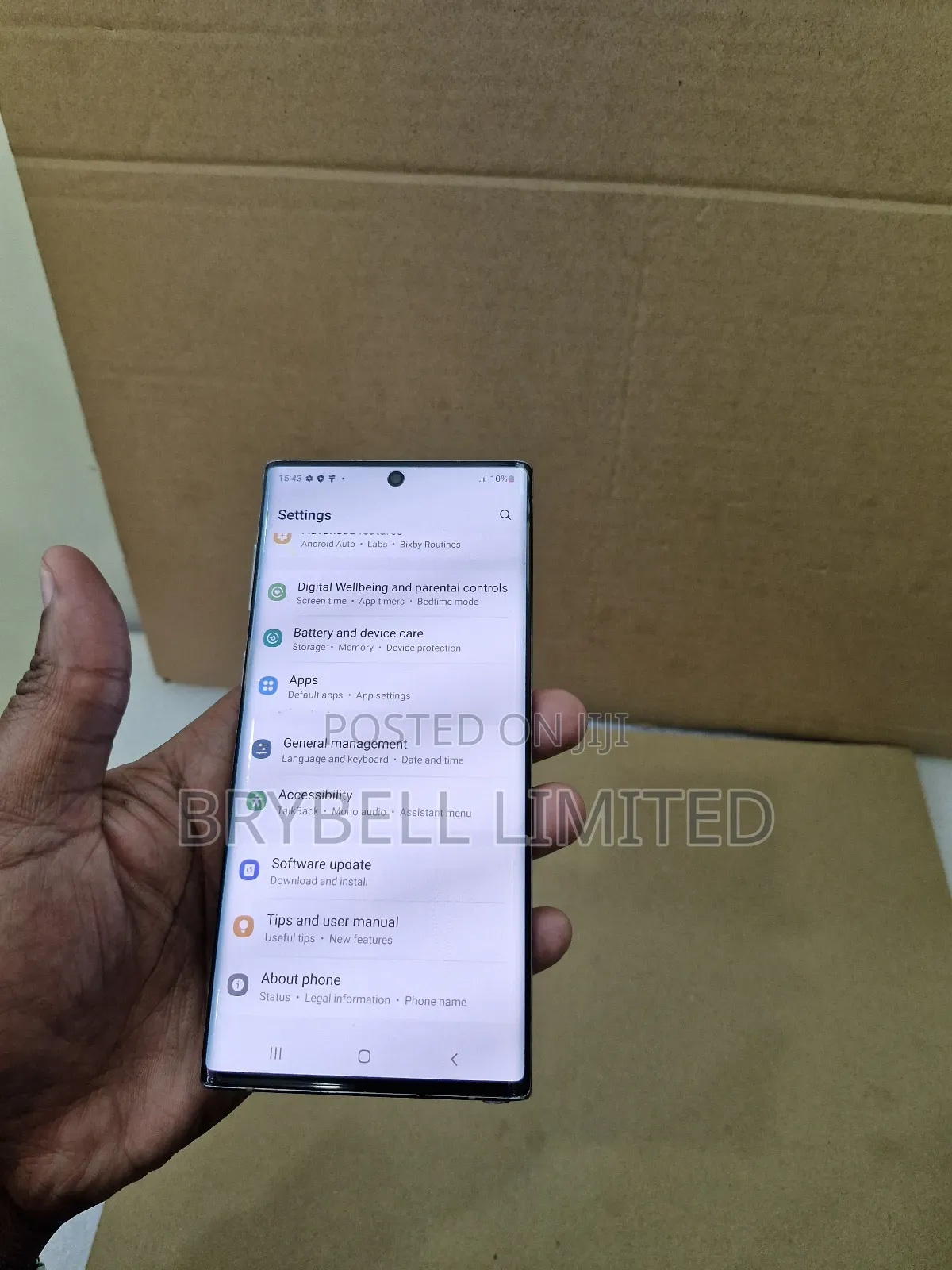 Samsung Galaxy Note 10 5G 256 GB Silver