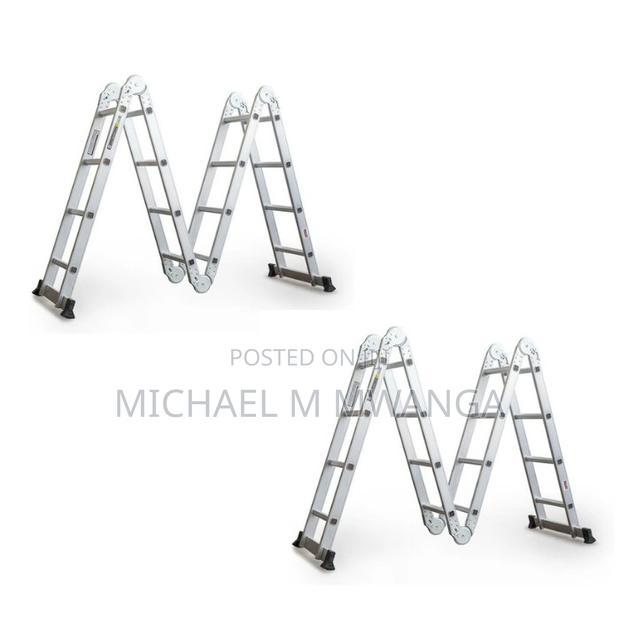 Adjustable Hinges 24ft Multipurpose Ladder