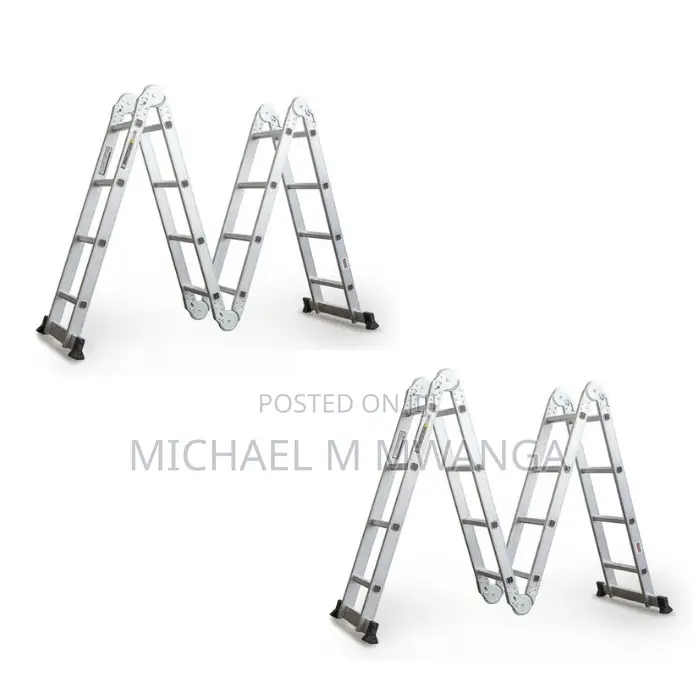 Adjustable Hinges 24ft Multipurpose Ladder