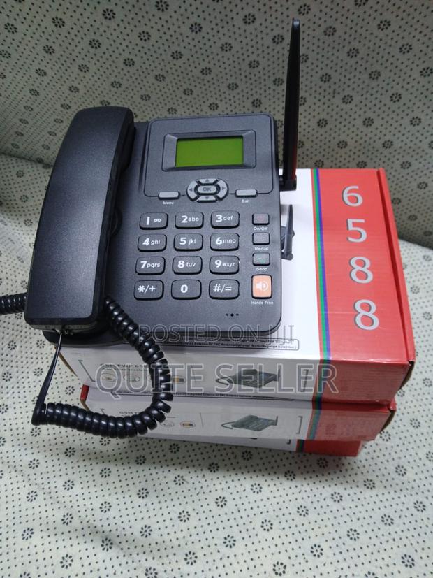 New Advanced 6588 Landline Wireless Deskphone With Fm Radio