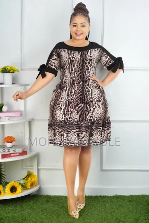 Classy Animal Print Shift Dress/Pregnant Friendly