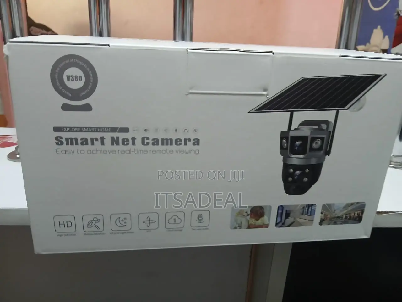 Solar Wifi Dual Lens PTZ Camera – 4mp