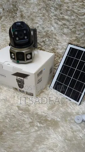 Solar Wifi Dual Lens PTZ Camera – 4mp