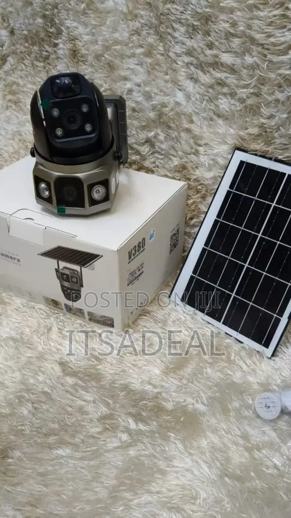 Solar Wifi Dual Lens PTZ Camera – 4mp