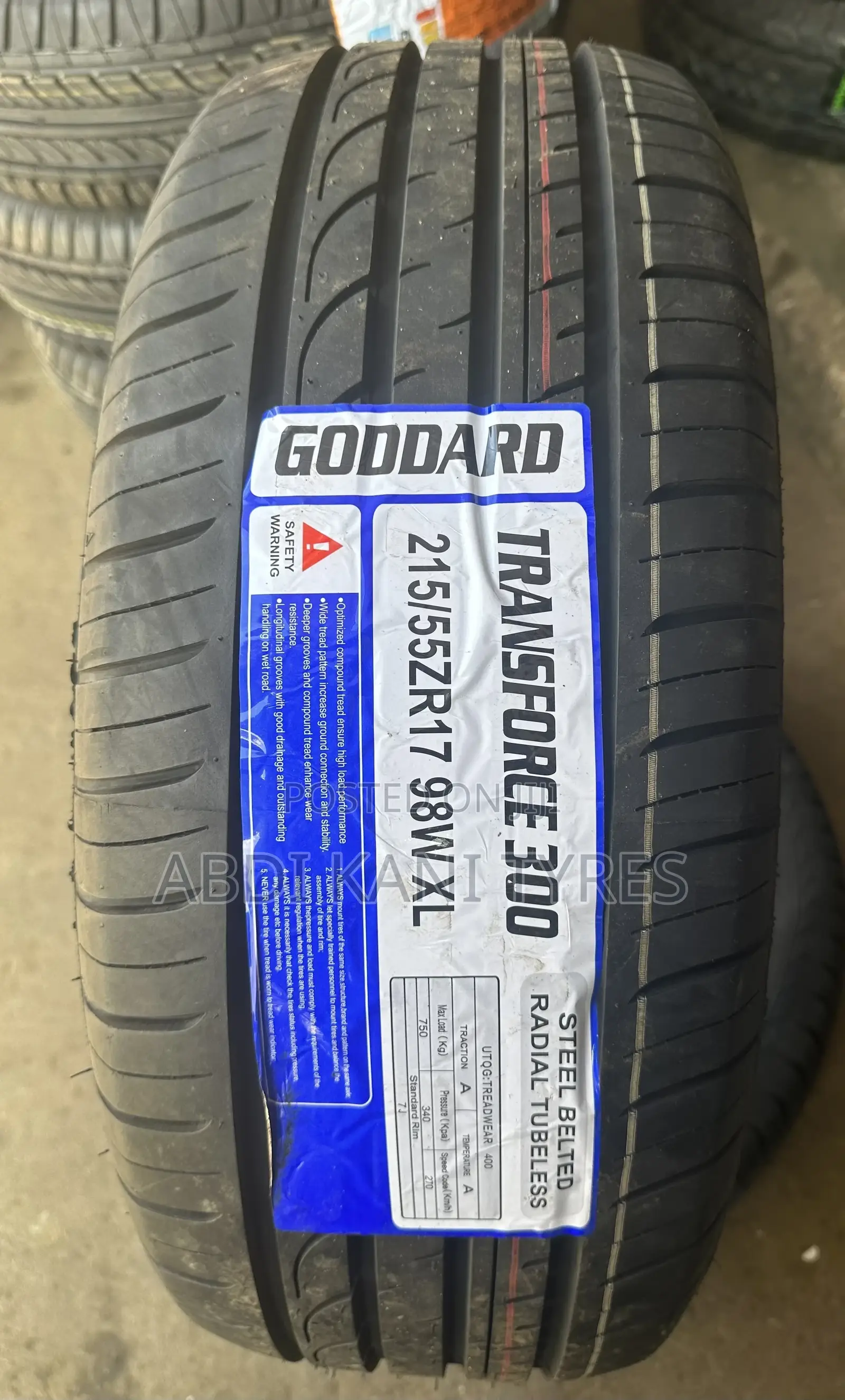 215/55r17 Goddard