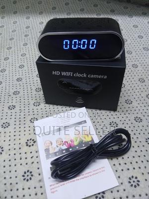 Wireles CCTV Spy Tableclockinfrared Night Vision Wifi Camera - thumbnail 2