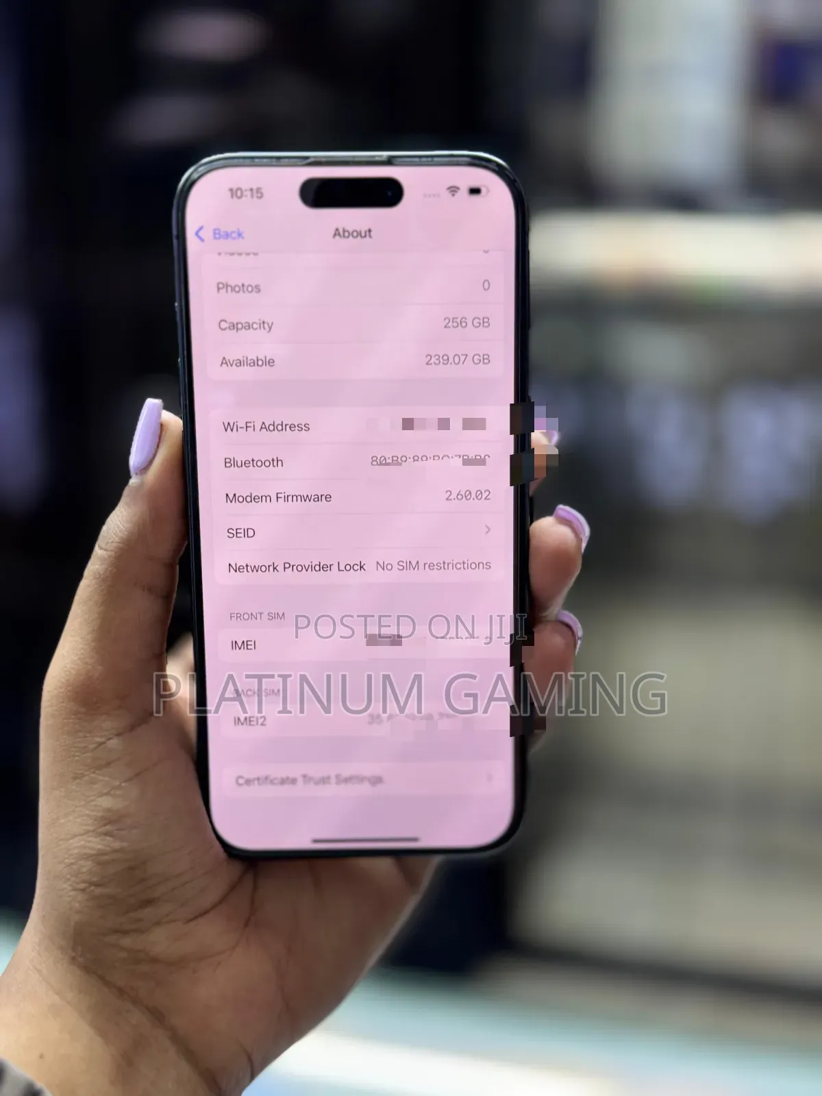 Apple iPhone 15 Pro 256 GB Blue