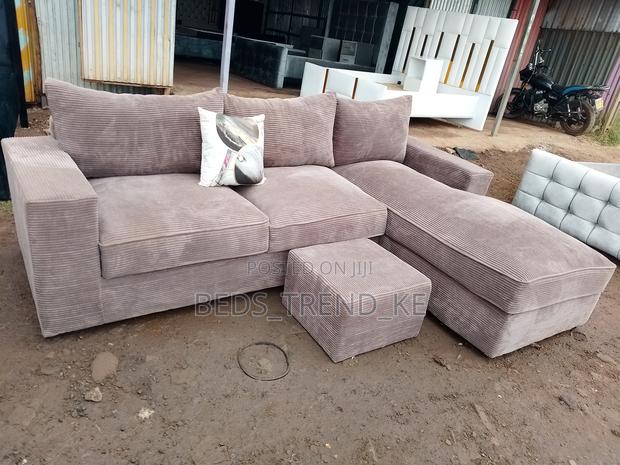 Executive Classy 6 Seater L Seat With a Puff