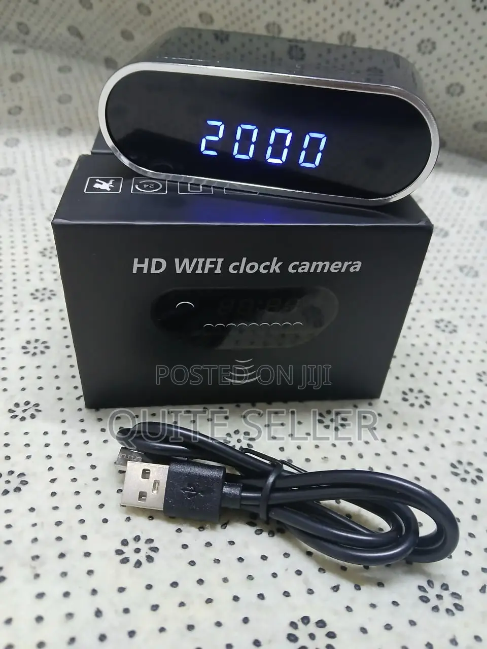 Hd Wifi Spy Wireless Camera Clock Table Camera 1080p