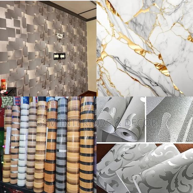 Marble and Stripped Wallapers for Interiors - main view