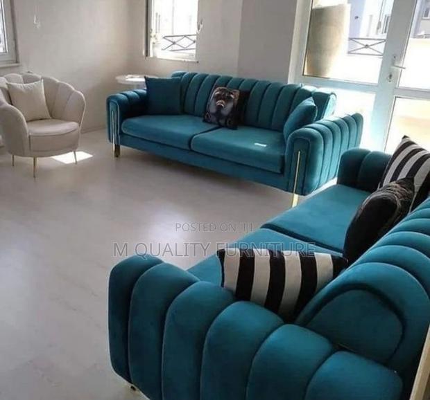 Blue 6 Seater New Indoor Sofa